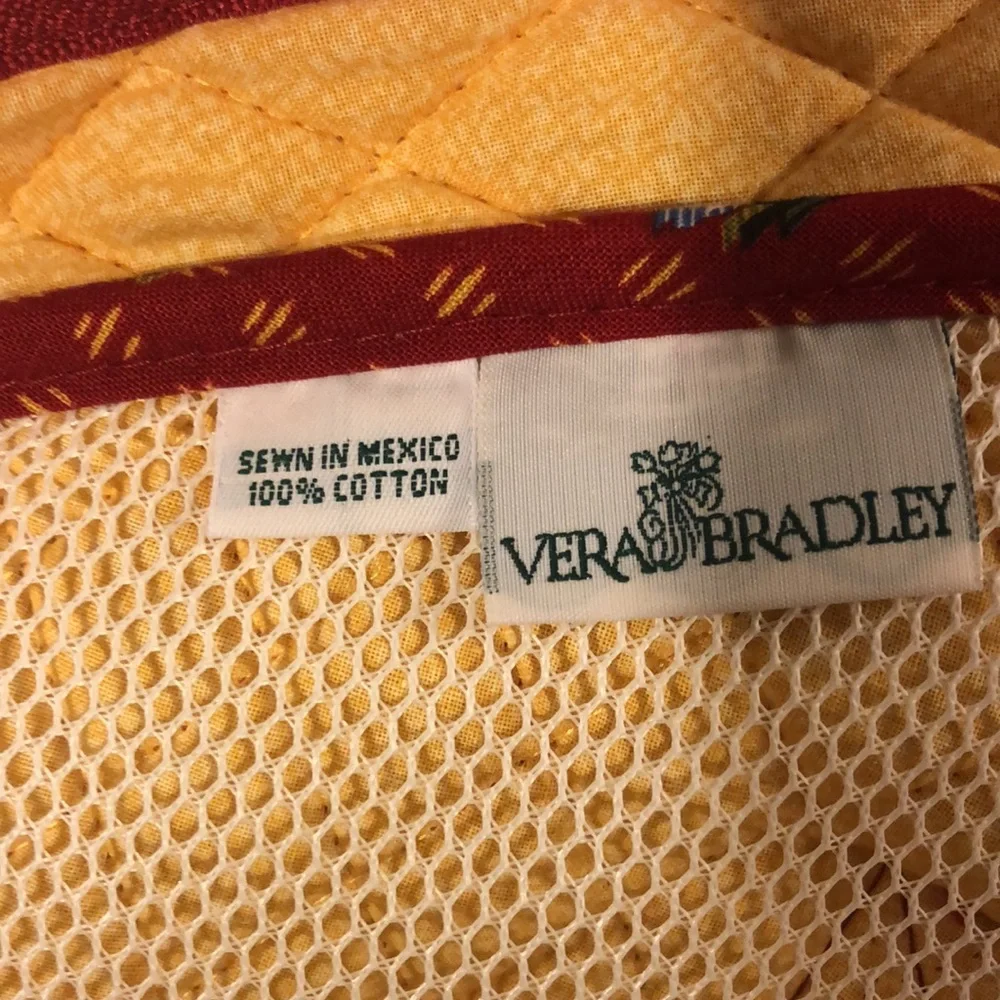 Vera Bradley Provincial Red Large Garment Bag